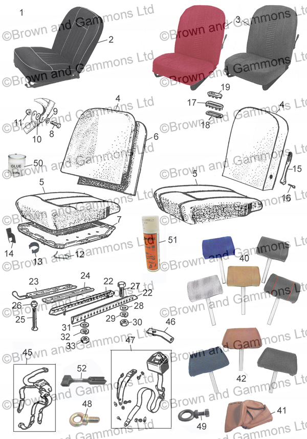 Mgb seat covers shop for sale